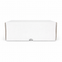 Scatola automontante fustellata bianca – cartone ondulato a una onda